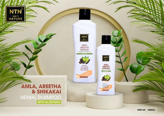 Picture of NTN Amla Areetha Shikakai Herbal Shampoo 200ml