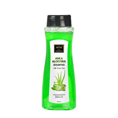 NTN Amla Aloevera Shampoo With Green Tea - 800ml