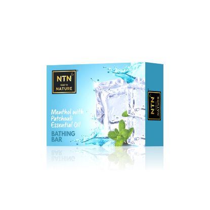 Picture of NTN Menthol with Patcholi Bathing Bar (Pack of 3)  (3 x 80 g)